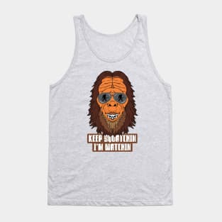 Funny Bigfoot Sasquatch Squatchin Tank Top